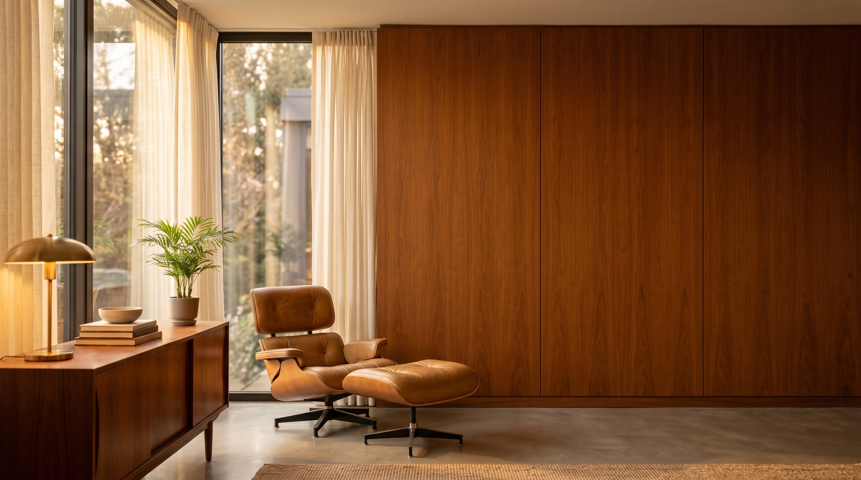 Mid-Century Executive Lounge